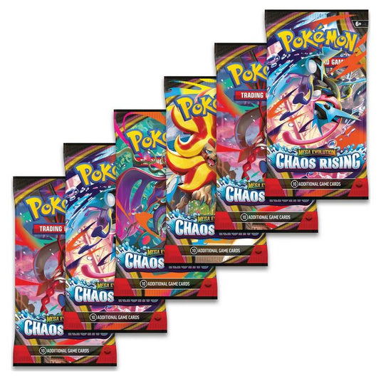 Pokemon Mega Evolution Chaos Rising Booster Bundle