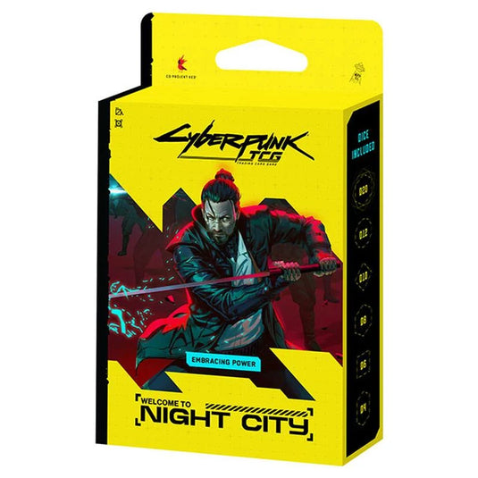 Cyberpunk TCG Welcome to Night City Starter Deck Embracing Power