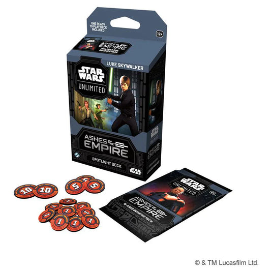 Star Wars Unlimited Ashes of the Empire Spotlight Deck Luke Skywalker