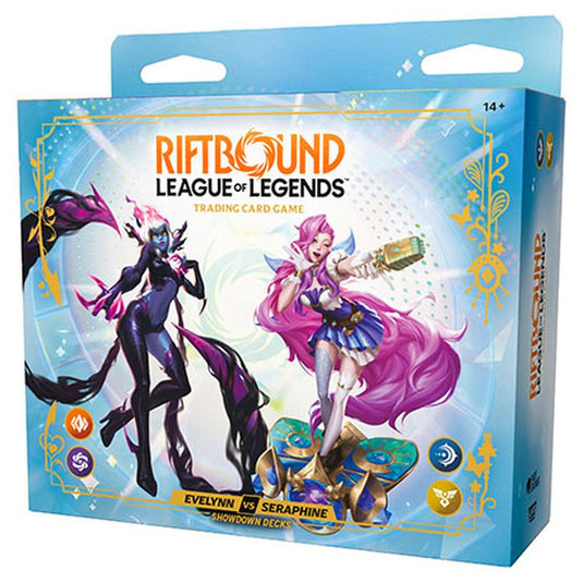 Riftbound League of Legends TCG Radiance Showdown Decks Evelynn vs Seraphine