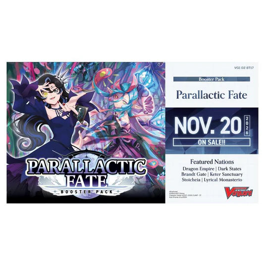 Cardfight!! Vanguard Divinez Parallactic Fate Booster Box