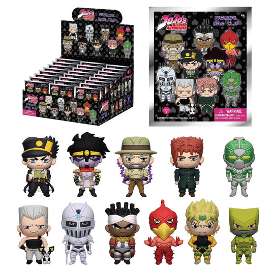 JoJos Bizarre Adventure: Stardust Crusaders 3D Foam Bag Clip