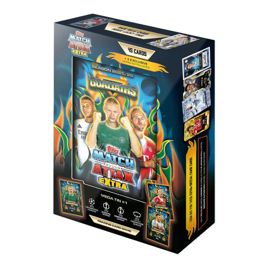 Topps Match Attax Extra 2026 - Mega Tins (Goliaths / Psykicks / Blitz Baller)