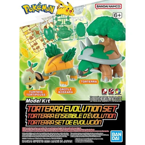 Pokemon Torterra Evolution Set Model Kit