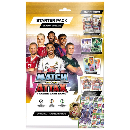 Topps UCC 2026 Match Attax Extra: UEFA Club Competitions Starter Pack