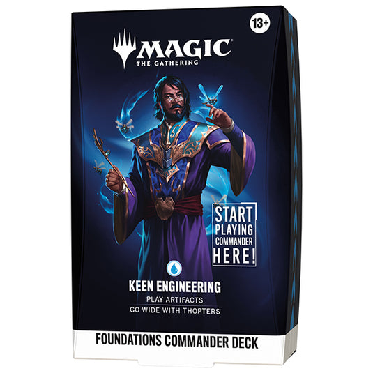 Magic The Gathering Foundations Starter Commander Deck Display