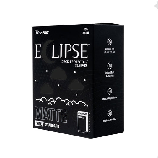 Ultra Pro Deck Protectors Matte Eclipse Jet Black