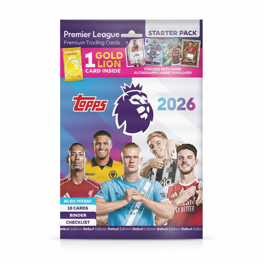 Topps Premier League 2026 Edición Debut Starter Pack estándar