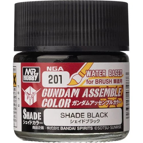 Gundam Assemble Color NGA201 Shade Black Paint