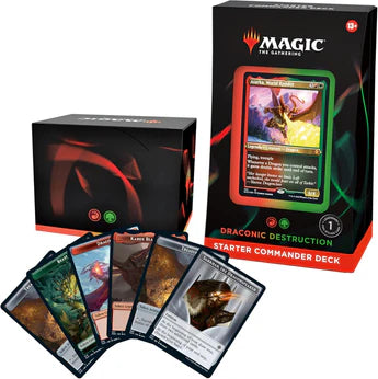 Magic The Gathering Starter Commander Deck 4 Draconic Destruction (Red-Green)