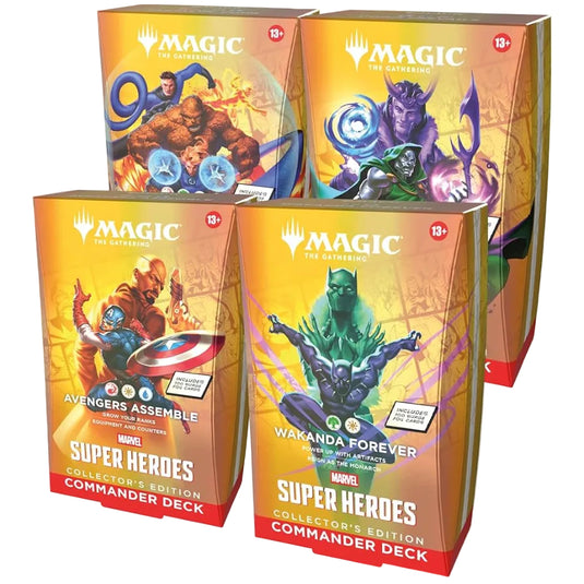 Magic The Gathering Marvel Super Heroes Commander Deck (Collector's Edition Display)