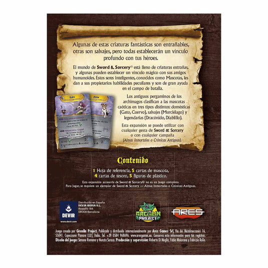 Sword & Sorcery: Crónicas Antiguas Mascotas legales
