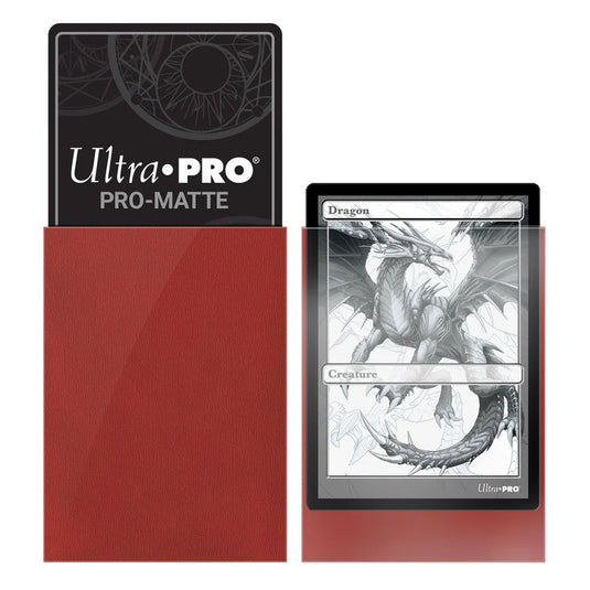 PRO-Matte Standard Sleeves Red
