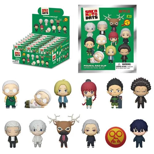 Sakamoto Days Series 2 3D Foam Bag Clip