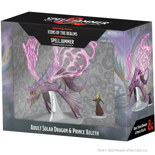 D&D Icons of the Realms: Adult Solar Dragon & Prince Xeleth