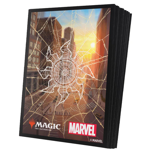 Gamegenic Magic The Gathering Marvel's Spider-Man Premium Art Sleeves Plains