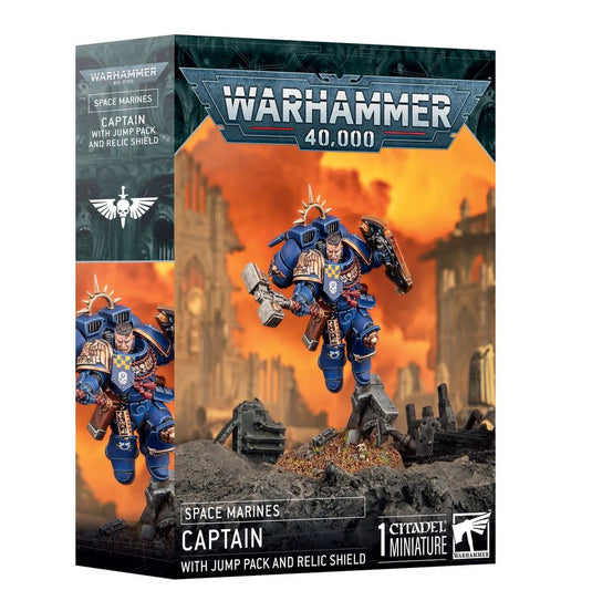 WH40K Captain with Jump Pack & Relic Shield: Space Marine