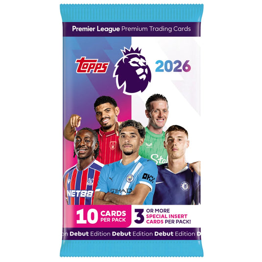 Topps Premier League 2026 Premium Trading Cards Booster Pack