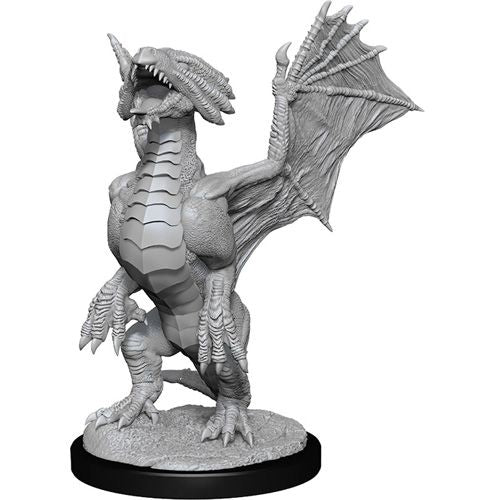 D&D Nolzur's Marvelous Unpainted Minis: W13 Bronze Dragon Wyrmling & Pile of Sea Found Treasure