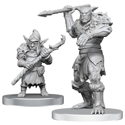 D&D Nolzur's Marvelous Unpainted Minis: W28 Bugbear Stalker & Goblin Hexer
