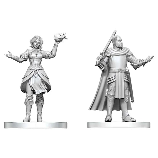 D&D Nolzur's Marvelous Unpainted Minis: Knight & Mage Apprentice