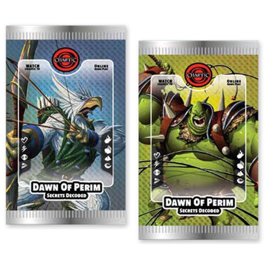 Chaotic TCG Dawn of Perim Secrets Decoded Count Goods Booster Display