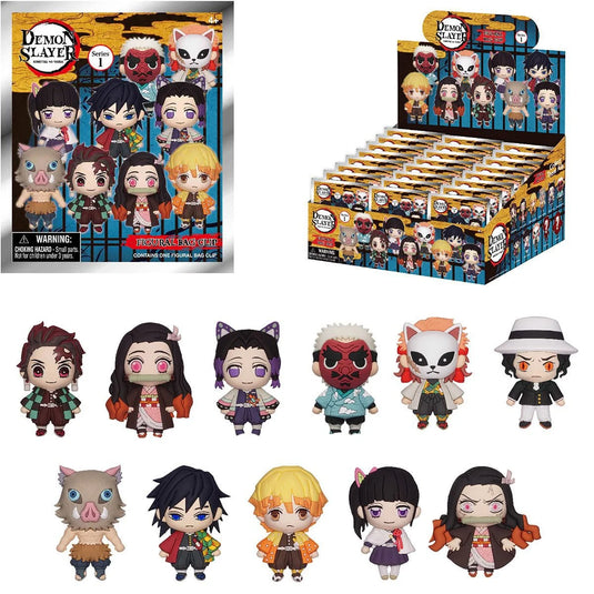 Demon Slayer Series 1 3D Foam Bag Clip