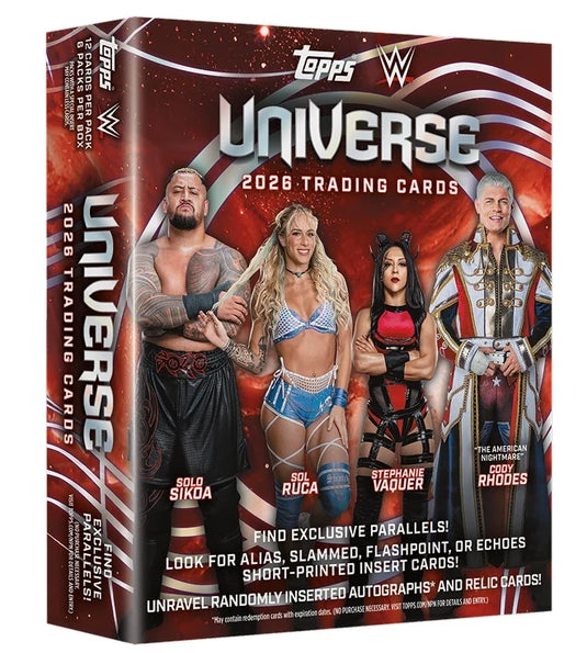 Topps Universe WWE 2026 Mega Box