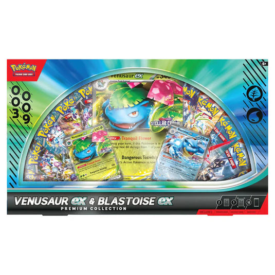 Pokemon Venusaur ex & Blastoise ex Premium Collection
