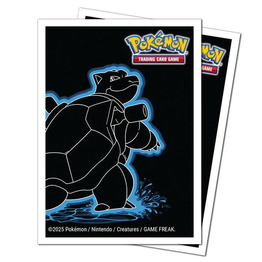 Ultra Pro Neon Kanto Blastoise Apex Deck Protector Sleeves