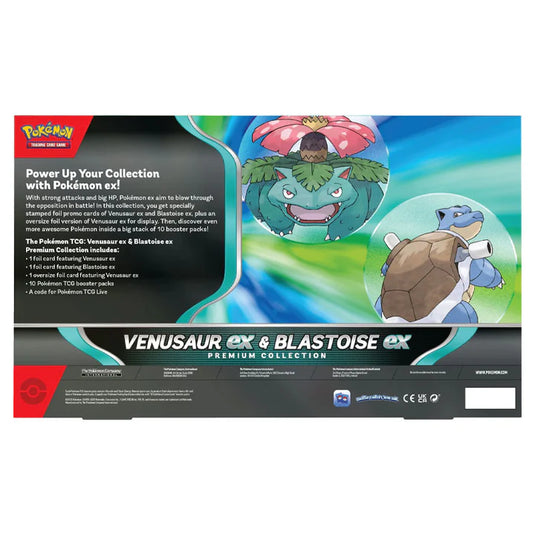 Pokemon Venusaur ex & Blastoise ex Premium Collection