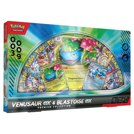 Pokemon Venusaur ex & Blastoise ex Premium Collection