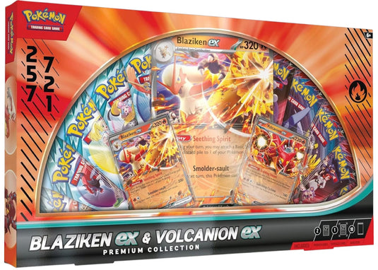 Pokemon Blaziken ex & Volcanion ex Premium Collection