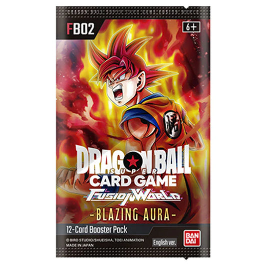 Dragon Ball Super Card Game Fusion World FB02 Blazing Aura Booster Pack