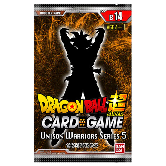 DragonBall Super Card Game Unison Warrior Series Set 5 Cross Spirits Booster Pack