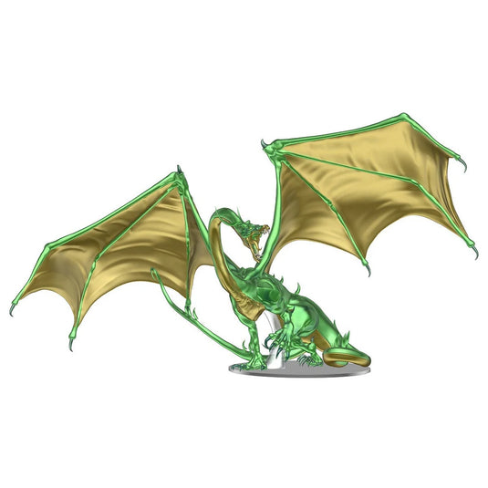 D&D Icons of the Realms: Emerald Adult Dragon