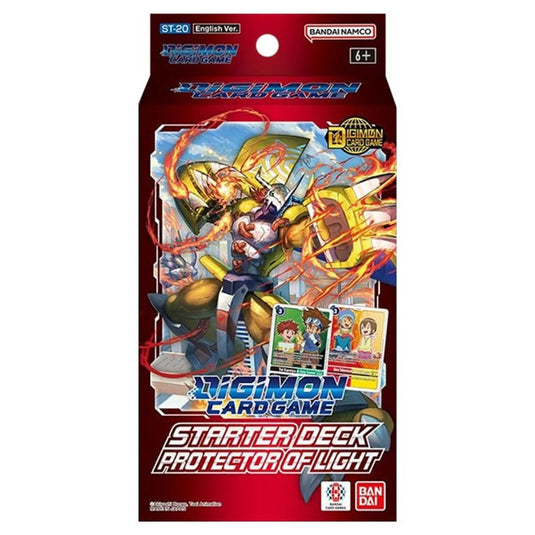 Digimon Card Game Protector of Light ST20 Starter Deck - Cartoncito Cards