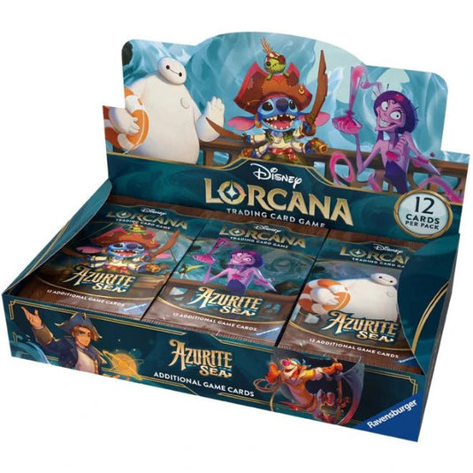 Disney Lorcana Azurite Sea Booster Box - Cartoncito Cards