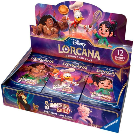 Disney Lorcana Shimmering Skies Booster Box - Cartoncito Cards