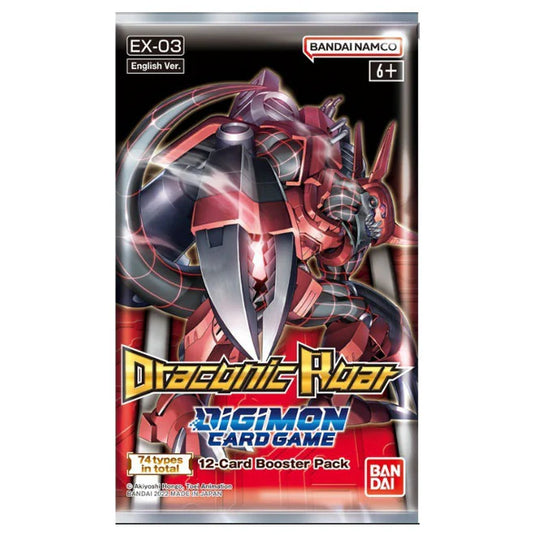 Digimon Card Game EX03 Draconic Roar Booster Pack