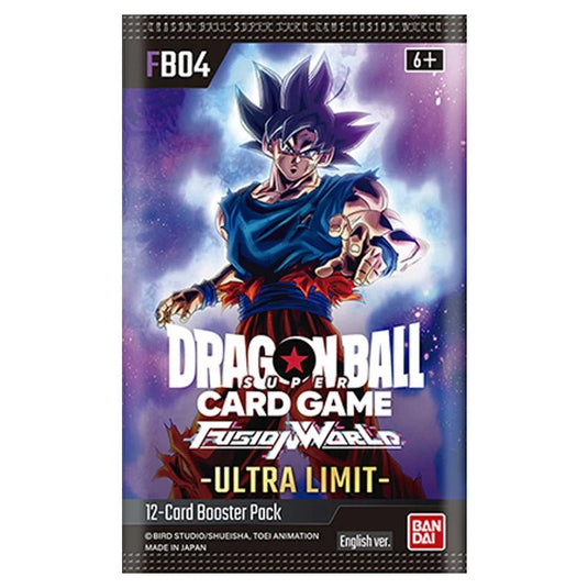 Dragon Ball Super Card Game Fusion World FB04 Ultra Limit Booster Pack - Cartoncito Cards