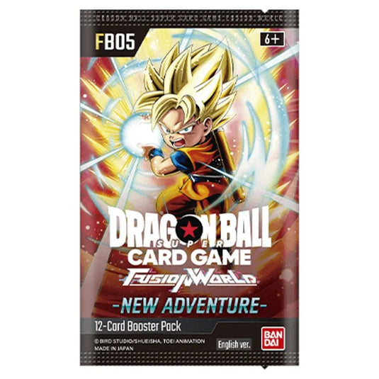 Dragon Ball Super Card Game Fusion World FB05 New Adventure Booster Pack - Cartoncito Cards