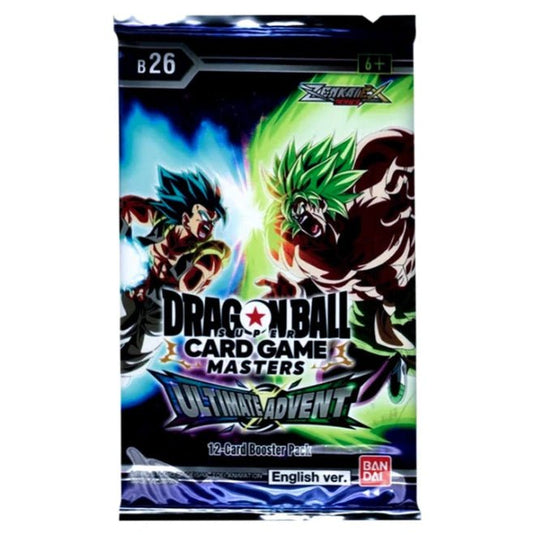 Dragon Ball Super Card Game Masters Zenkai Series B26 Ultimate Advent Booster Pack - Cartoncito Cards