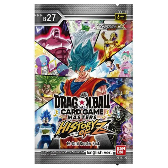 Dragon Ball Super Card Game Masters Zenkai Series History of Z Booster Box - Cartoncito Cards