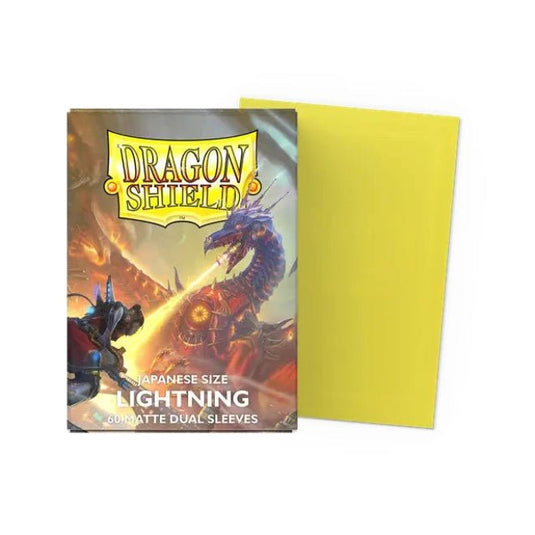 Dragon Shield Japanese Dual Matte Sleeves Lightning - Cartoncito Cards