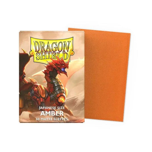 Dragon Shield Japanese Matte Sleeves Amber - Cartoncito Cards