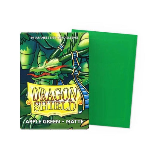 Dragon Shield Japanese Matte Sleeves Apple Green - Cartoncito Cards