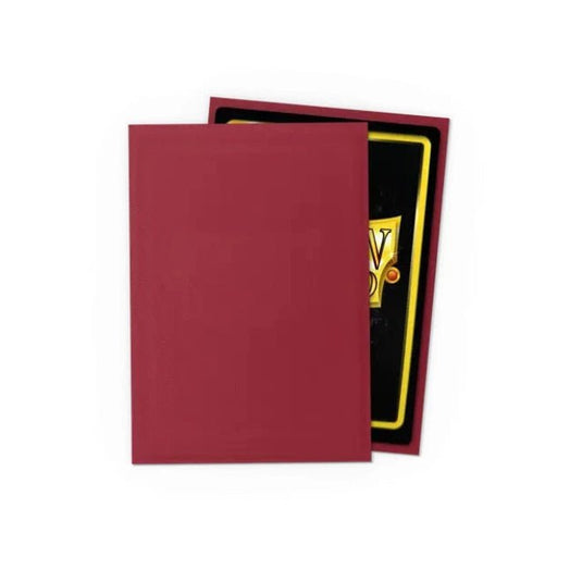 Dragon Shield Japanese Matte Sleeves Blood Red - Cartoncito Cards