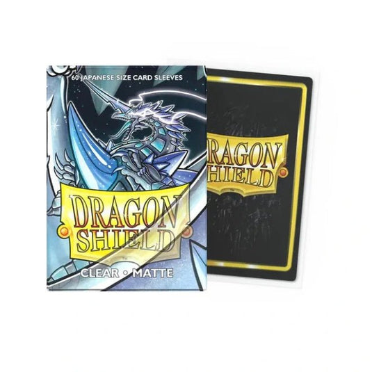 Dragon Shield Japanese Matte Sleeves Clear - Cartoncito Cards