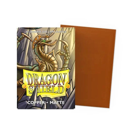Dragon Shield Japanese Matte Sleeves Copper - Cartoncito Cards